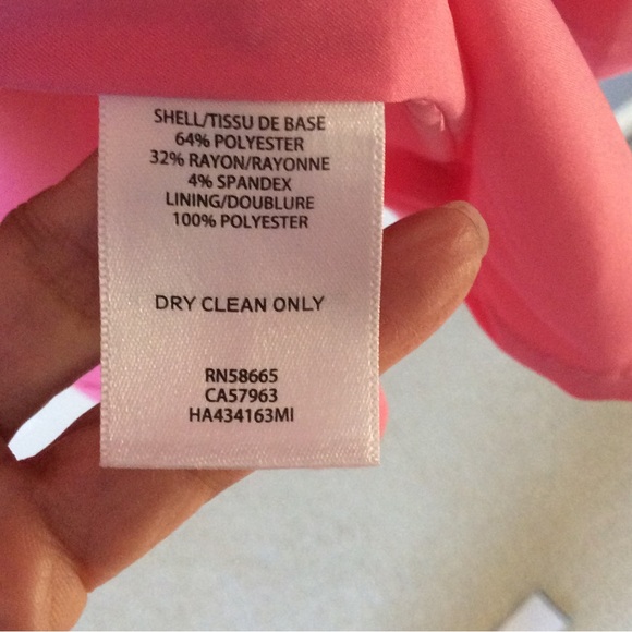 Halogen Atlantic-Pacific Peplum Topper Jacket Blazer Pink SZ XS - Picture 11 of 11